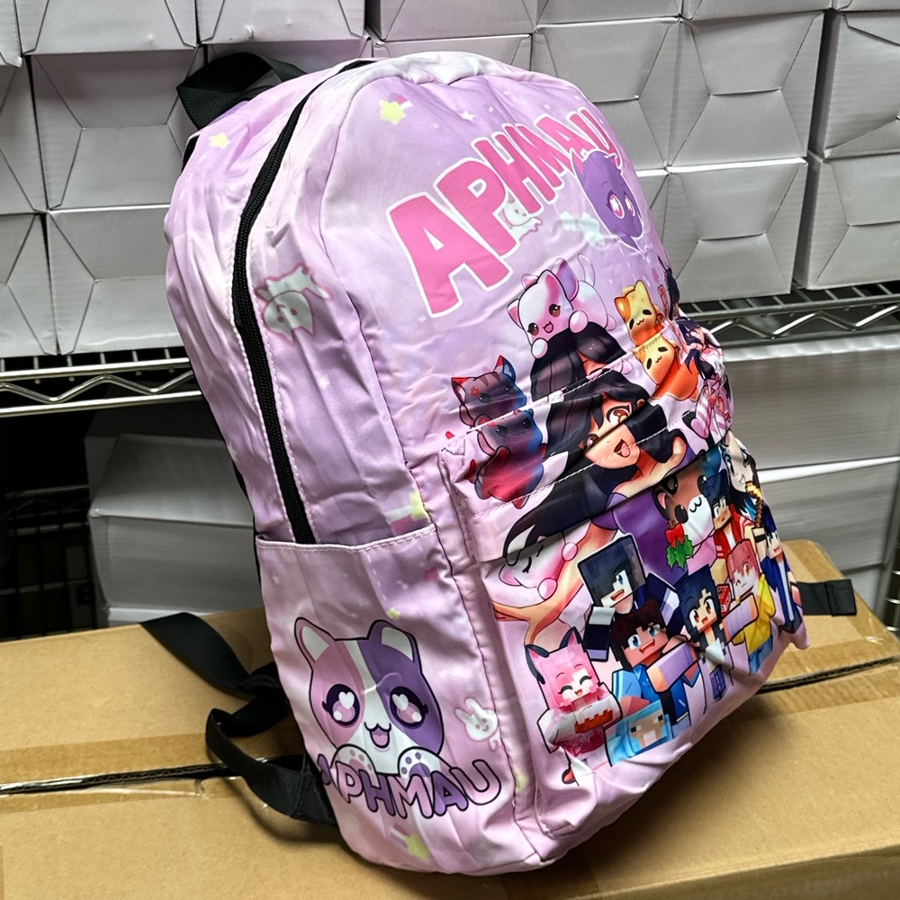 Aphmau Pink and Purple Backpack (comes brand new sealed) - Picture 2 of 5